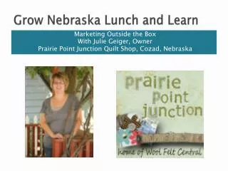 Grow Nebraska Lunch and Learn