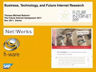 Business, Technology, and Future Internet Research