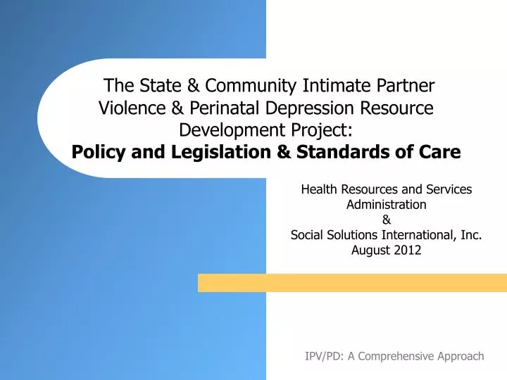 health resources and services administration social solutions international inc august 2012