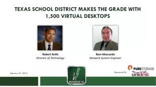 Texas School District Makes the Grade with 1,500 Virtual Desktops