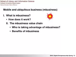 Mobile and ubiquitous business ( mbusiness )