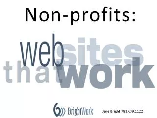 Non-profits: