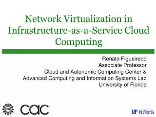 Network Virtualization in Infrastructure-as-a-Service Cloud Computing