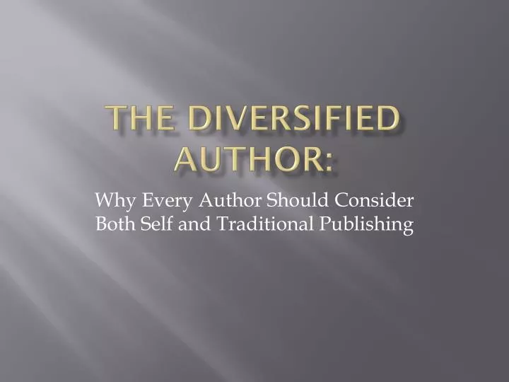 the diversified author