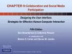 CHAPTER 9: Collaboration and Social Media Participation - slide 1