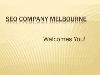 SEO Company melbourne