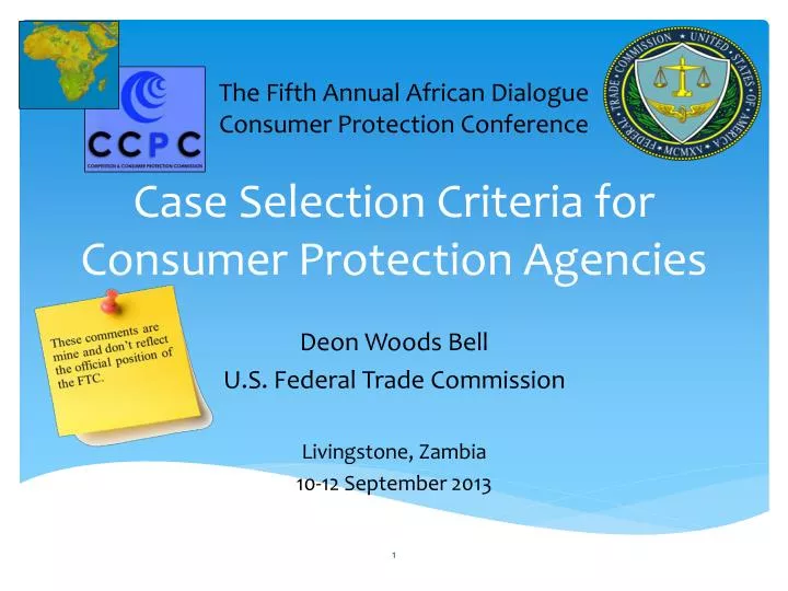 case selection criteria for consumer protection agencies