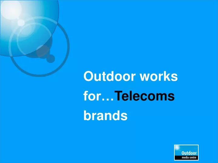 outdoor works for telecoms brands