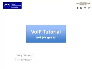 VoIP Tutorial not for geeks