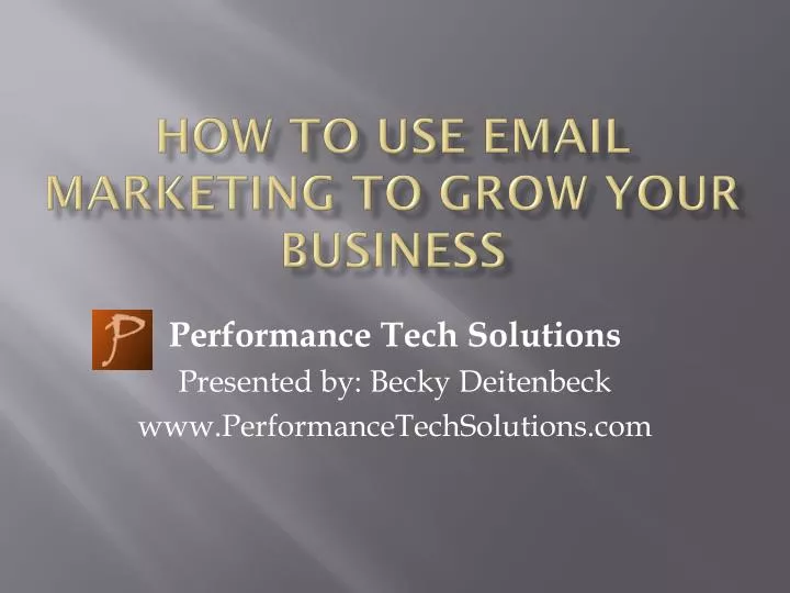 how to use email marketing to grow your business