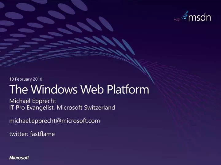 the windows web platform