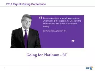 2012 Payroll Giving Conference