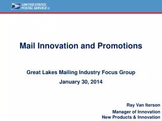 Mail Innovation and Promotions
