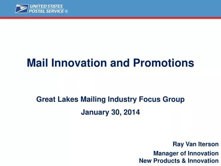 mail innovation and promotions