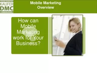 Mobile Marketing Overview