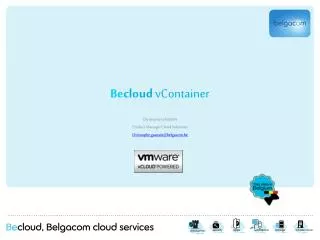 Be cloud vContainer