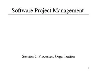 Software Project Management