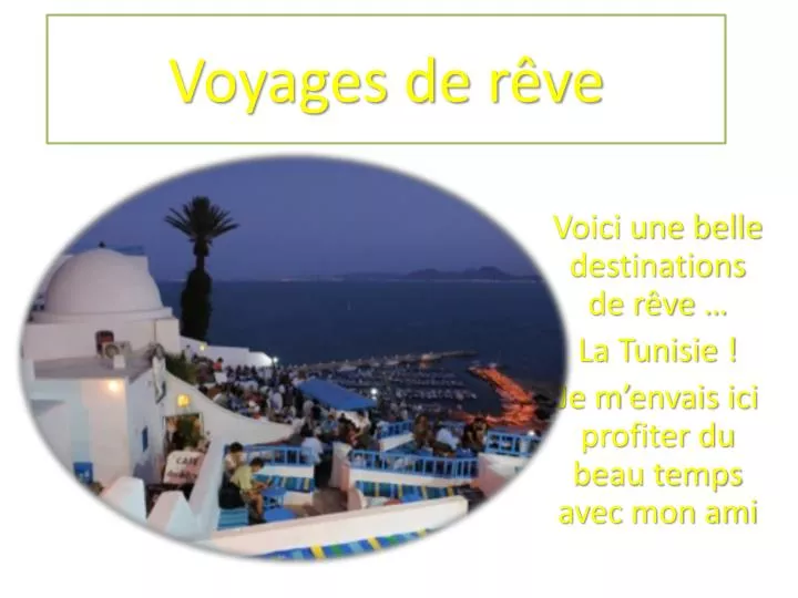 voyages de r ve