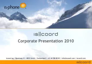Corporate Presentation 2010
