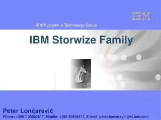 IBM Storwize Family