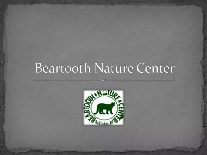beartooth nature center