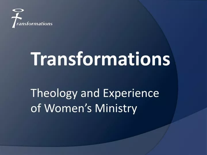 theology and experience of women s ministry
