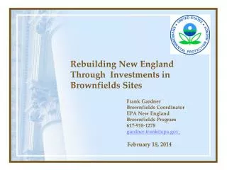 Rebuilding New England Through Investments in Brownfields Sites