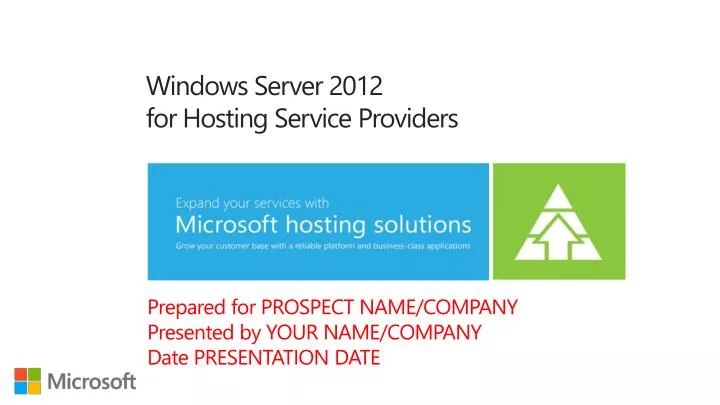 windows server 2012 for hosting service providers