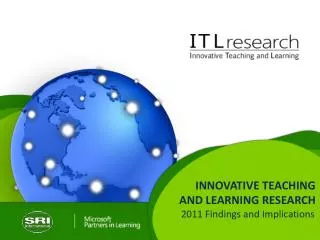 INNOVATIVE TEACHING AND LEARNING RESEARCH