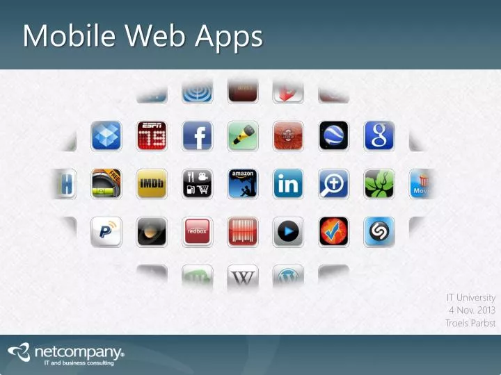 mobile web apps