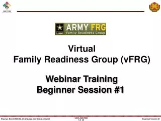 Virtual Family Readiness Group (vFRG)