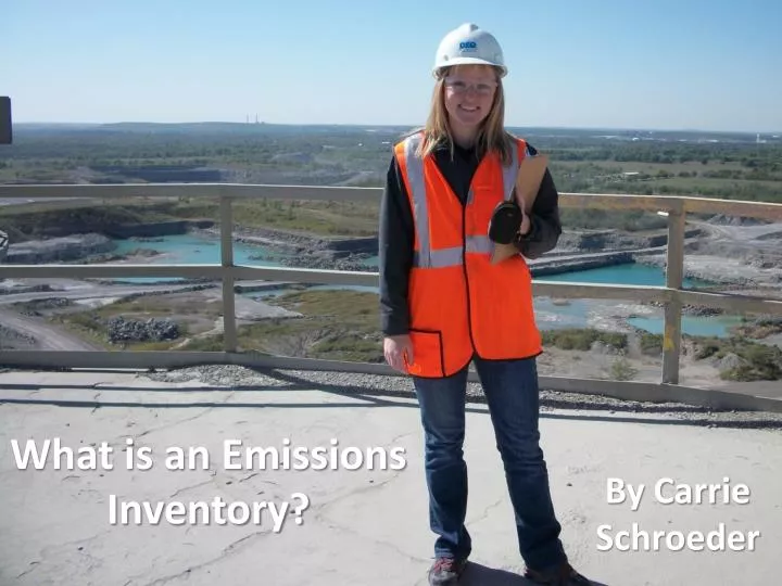 what is an emissions inventory