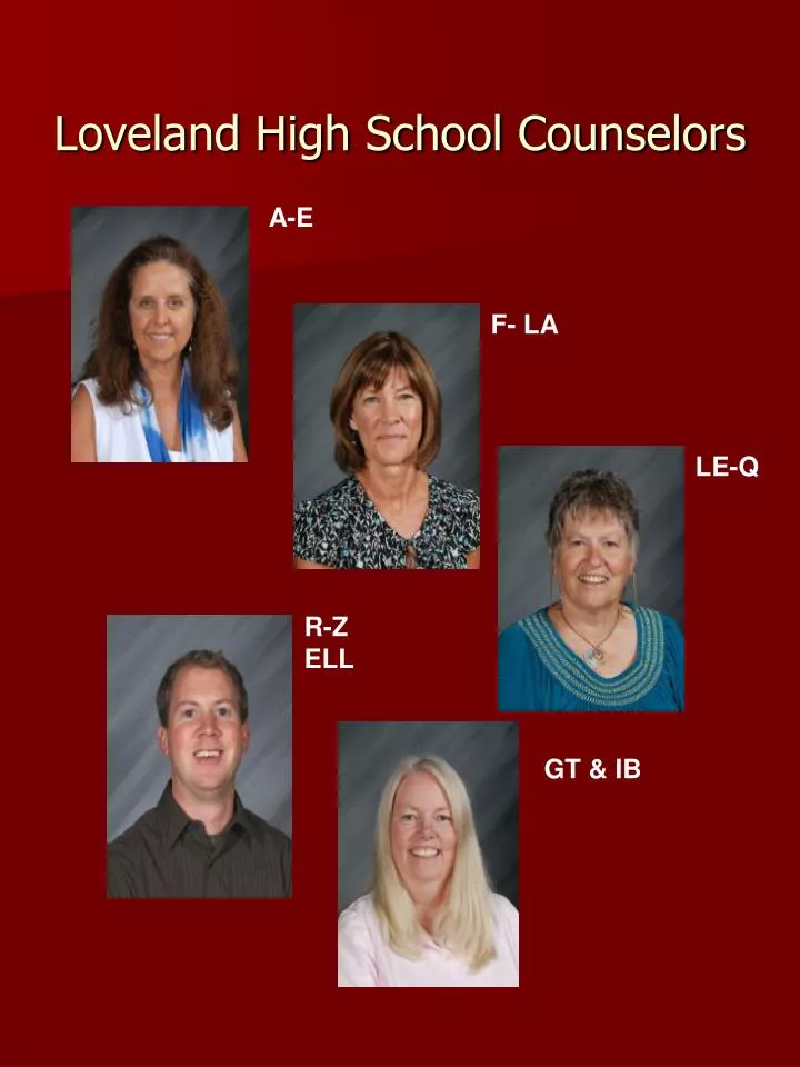 loveland high school counselors