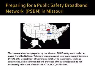 Preparing for a Public Safety Broadband Network (PSBN) in Missouri