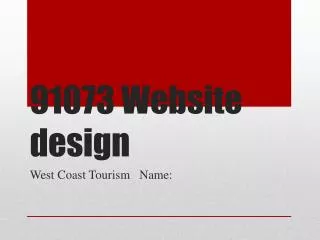 91073 Website design