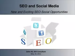 SEO and Social Media New and Exciting SEO-Social Opportunities
