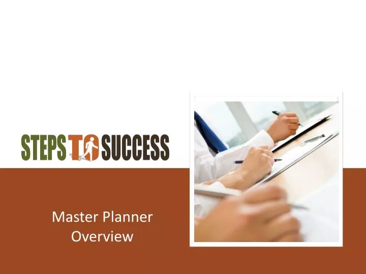 master planner overview