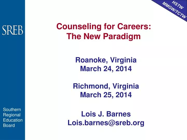 counseling for careers the new paradigm