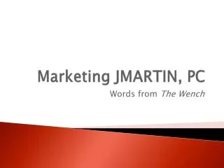 Marketing JMARTIN, PC