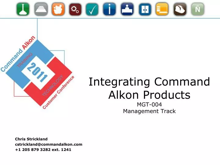 integrating command alkon products mgt 004 management track
