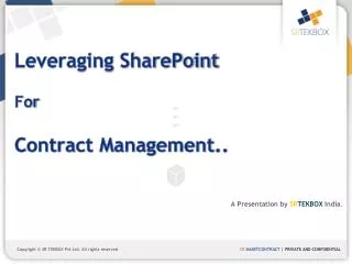 leveraging sharepoint for contract management