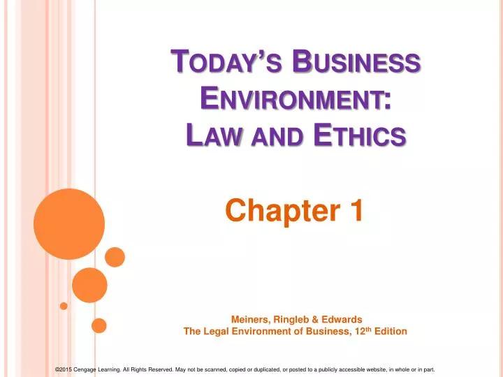 today s business environment law and ethics