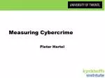 Measuring Cybercrime - slide 1