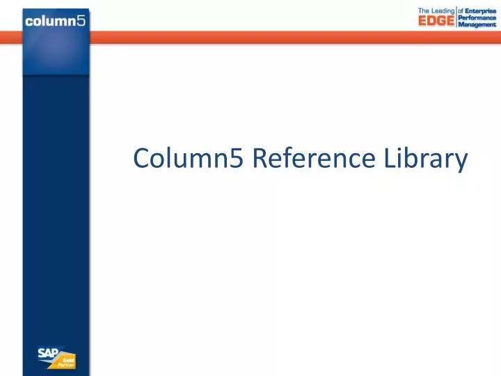column5 reference l ibrary