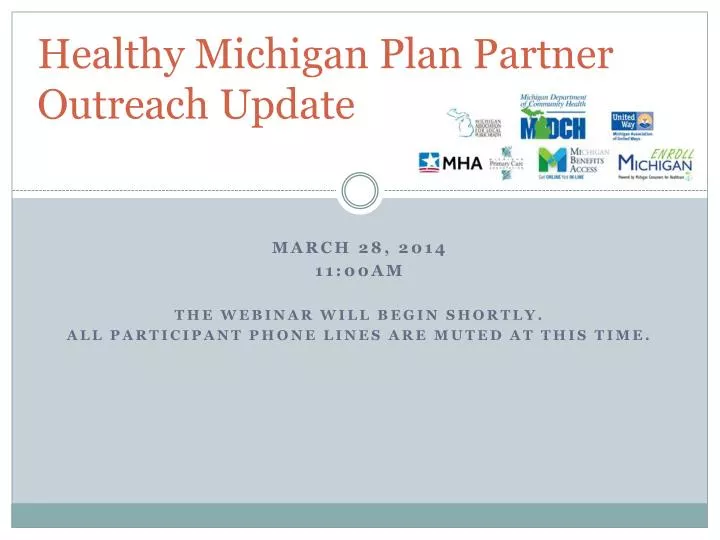 healthy michigan plan partner outreach update