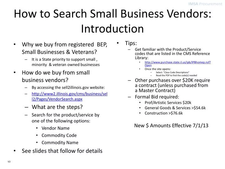 how to search small business vendors introduction