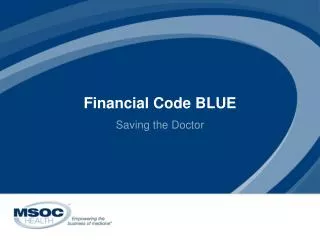 Financial Code BLUE