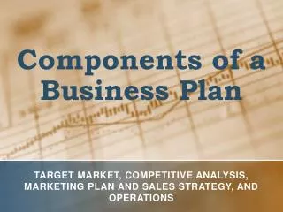 components of a business plan