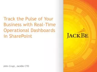 Track the Pulse of Your Business with Real-Time Operational Dashboards in SharePoint