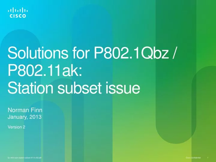 solutions for p802 1qbz p802 11ak station subset issue